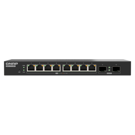 QNAP switch QSW-L2110-2S8T (8x 2,5GbE port, 2x 10Gb SFP+ port, Lite Managed)