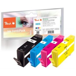 PEACH kompatibilní cartridge HP No 655 MultiPack, bk, c, m, y, 1x19ml, 3x12ml