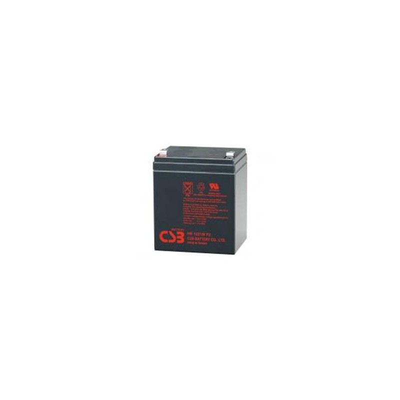 CSB olověný akumulátor pro HR1221WF2 HighRate, 12V, 5.1Ah, HR1221WF2, PBCS-12V005,1-F2AH