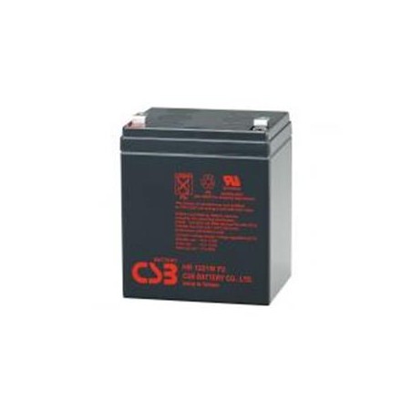 CSB olověný akumulátor pro HR1221WF2 HighRate, 12V, 5.1Ah, HR1221WF2, PBCS-12V005,1-F2AH