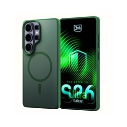 3mk ochranný kryt Smoke MagCase Green pro Samsung Galaxy S26 Ultra