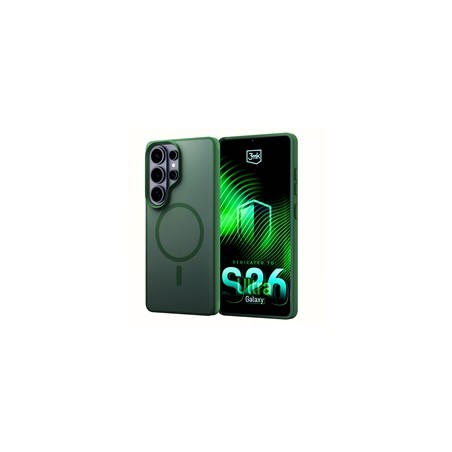 3mk ochranný kryt Smoke MagCase Green pro Samsung Galaxy S26 Ultra