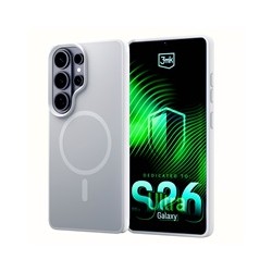 3mk ochranný kryt Smoke MagCase White pro Samsung Galaxy S26 Ultra