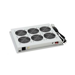 TRITON Ventilační jednotka horní (spodní), 6 ventilátorů-230V/90W, termostat, šedá