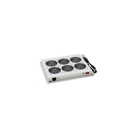 TRITON Ventilační jednotka horní (spodní), 6 ventilátorů-230V/90W, termostat, šedá