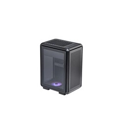 Cooler Master case MasterFrame 400 Mesh Black, mATX, Průhledná bočnice,1x 120mm ARGB Fan, Černá