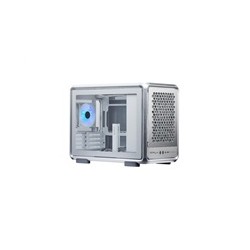 Cooler Master case MasterFrame 400 Mesh Silver, mATX, Průhledná bočnice, 1x 120 mm ARGB Fan, Střibrná