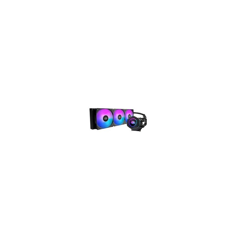 Cooler Master vodní chladič MasterLiquid Core Nex Digital 360 Black ARGB, 3x 120mm, ARGB, LGA1851, AM5, Černá