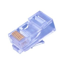 Konektor UTP RJ45 (8p8c), Cat5E, 50µm, licna(lanko) - 100 ks