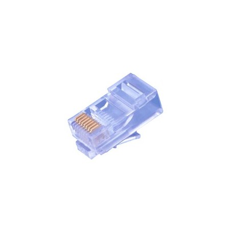 Konektor UTP RJ45 (8p8c), Cat5E, 50µm, licna(lanko) - 100 ks