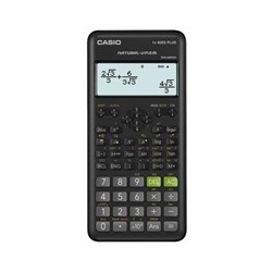 CASIO kalkulačka FX 82ES PLUS 2E, černá, školní, desetimístná