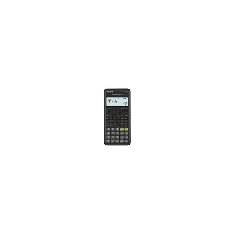 CASIO kalkulačka FX 82ES PLUS 2E, černá, školní, desetimístná