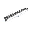 Delock 19 0.5U L-shaped panel 50 mm wit, Delock 19 0.5U L-shaped panel 50 mm wit