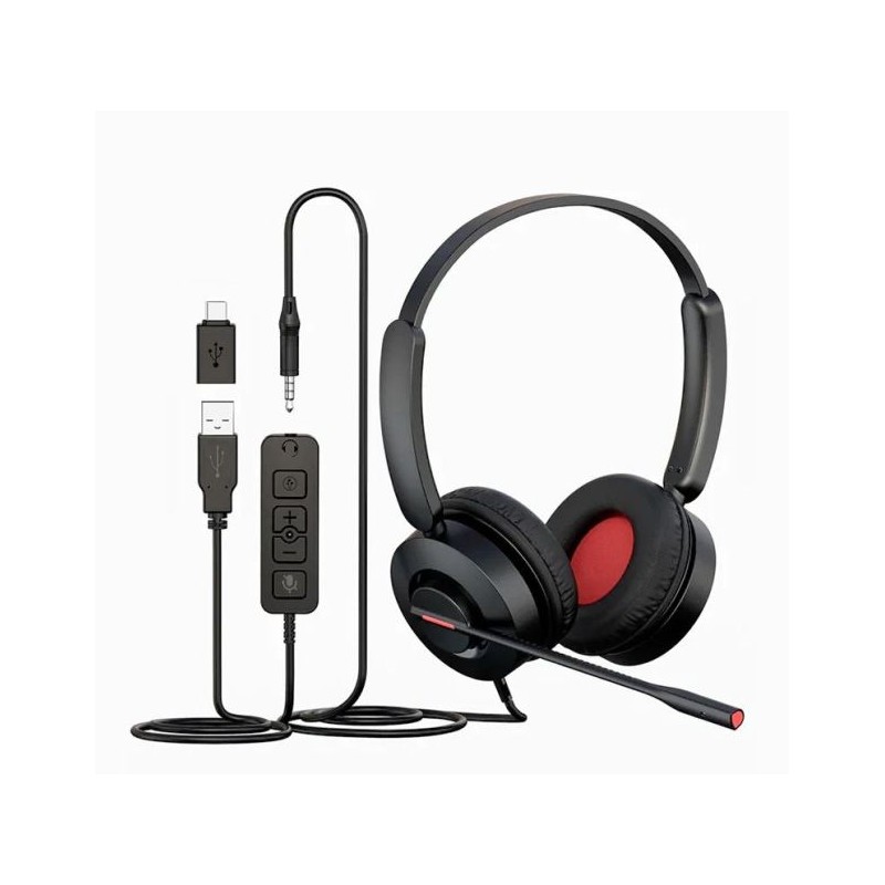 WELL Mairdi MRD-816C Dual - USB-A, USB-C, 3,5?mm