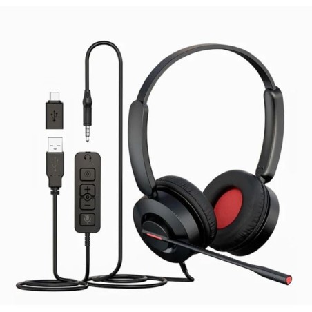 WELL Mairdi MRD-816C Dual - USB-A, USB-C, 3,5?mm