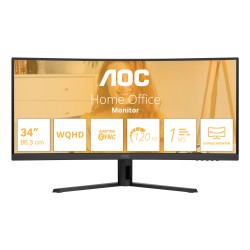 AOC MT VA LCD WLED 34" CU34B3E - 3440x1440, 120Hz, 1xHDMI, DP, Zakřivený