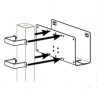 BRACKETMOUNT PERIPH TO 3X3 POST/POST