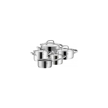 WMF sada hrnců Gourmet Plus, 5 ks, nerezová ocel Cromargan®, dno TransTherm® pro indukci