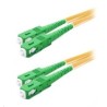 Duplexní patch kabel SM 9/125, OS2, SC(APC)-SC(APC), LS0H, 1m