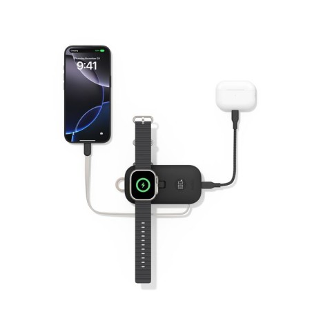 Belkin Boostcharge Pro Powerbank 10.00/Apple Watch-Ladegert 45 W Schwar