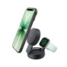 ULTRACHARGE 25 WATT QI2 VERSTEL/GNETISCHE 2-IN-1-LADESTATION DUN