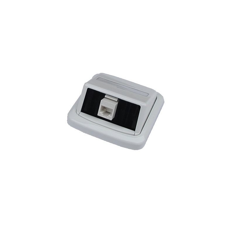 Jednozásuvka ABB TANGO 1xRJ45 cat6 UTP bílá