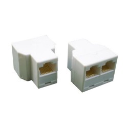 DATACOM Dvojspojka 3x RJ45 8p8c Cat5E (3 x Female)