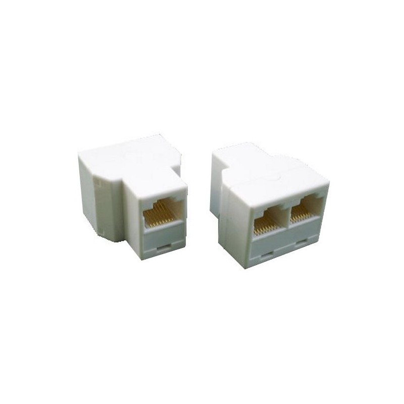 DATACOM Dvojspojka 3x RJ45 8p8c Cat5E (3 x Female)