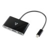V7 USB-C TO 4IN1 Hub Port Adapter/2 X USB-C And 2 USB-A Ext Ports