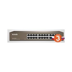 Tenda TEG1024D 24-port Gigabit Ethernet Switch, 10/100/1000 Mbps, fanless, rackmount