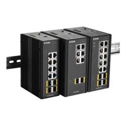 D-Link DIS-300G-14PSW Industrial Gigabit Managed PoE Switch with SFP slots