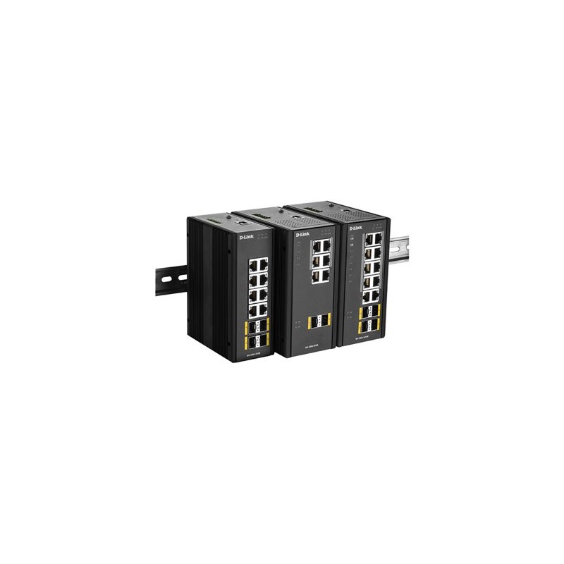 D-Link DIS-300G-14PSW Industrial Gigabit Managed PoE Switch with SFP slots
