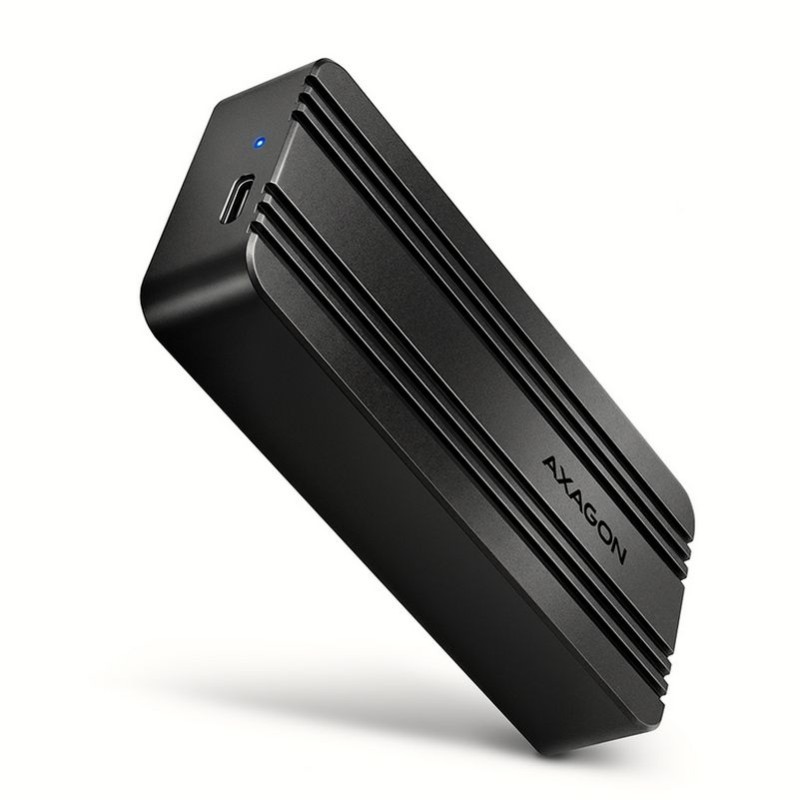 AXAGON EEM2-40G, USB-C 40Gbps externí box pro M.2 NVMe SSD, zesílený hliník