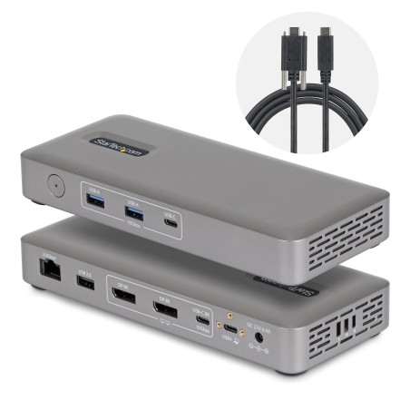 Startech Dual-DP USB4 Dock 100W PD/144HZ 100W PD Driverless