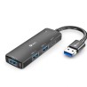 HUB USB C-tech UHB-U3-AC, 3xUSB-A/1x USB-C/ USB 3.0