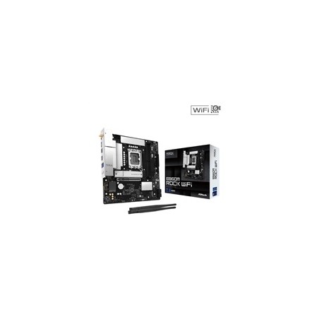 ASRock MB Sc LGA1851 B860M ROCK WIFI, Intel B860, 2xDDR5, 1xHDMI, 1x DP, WiFi, mATX