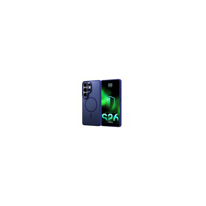 3mk ochranný kryt Smoke MagCase Blue pro Samsung Galaxy S26 Ultra