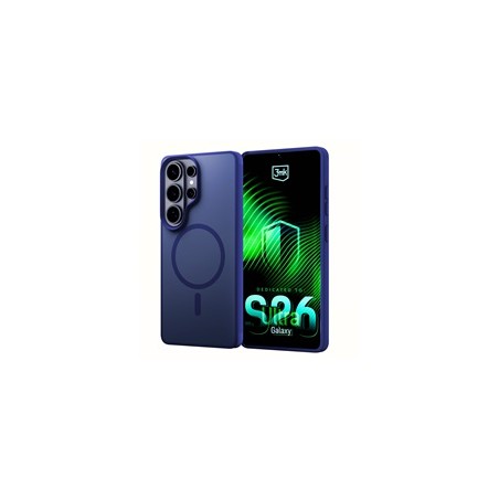 3mk ochranný kryt Smoke MagCase Blue pro Samsung Galaxy S26 Ultra