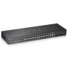 Zyxel GS1920-24V2 28-port Gigabit WebManaged Switch, 24x gigabit RJ45, 4x gigabit RJ45/SFP, fanless