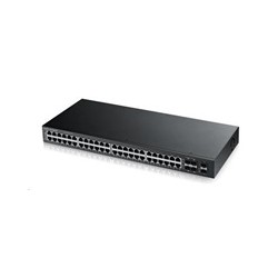 Zyxel GS1920-48v2 50-port Gigabit WebManaged Switch, 44x gigabit RJ45, 4x gigabit RJ45/SFP, 2x SFP