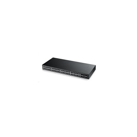 Zyxel GS1920-48v2 50-port Gigabit WebManaged Switch, 44x gigabit RJ45, 4x gigabit RJ45/SFP, 2x SFP
