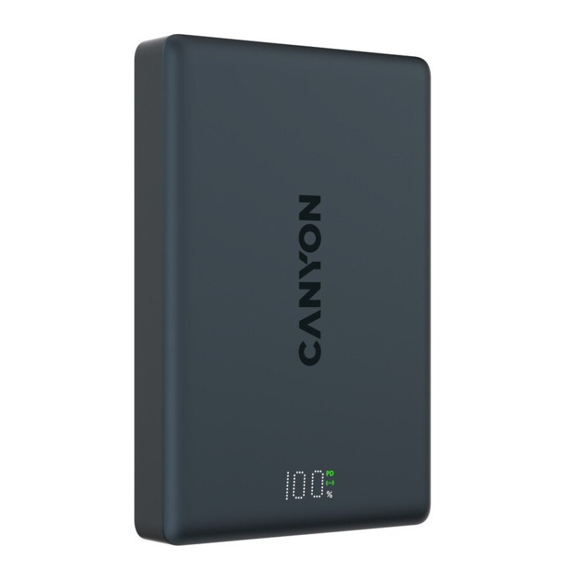 CANYON magnetic power bank OnPower 511 PD20W 10000mAh Aluminium Star Grey