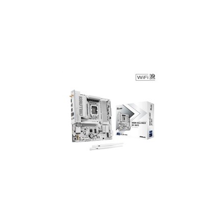 ASRock MB Sc LGA1851 B860M Challenger WiFi WHITE, Intel B860, 4xDDR5,1xHDMI, WiFi, mATX