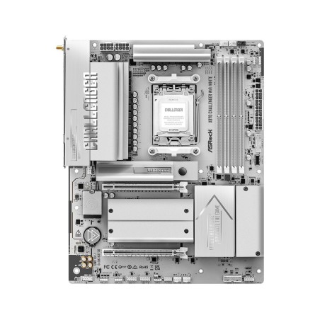 ASRock MB Sc AM5 X870 Challenger WiFi WHITE, AMD X870, 4xDDR5, 1xHDMI, 2xUSB4, WiFi