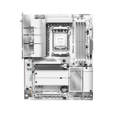 ASRock MB Sc AM5 X870E Challenger WiFi WHITE, AMD X870E, 4xDDR5, 1xHDMI, 2xUSB4, WiFi