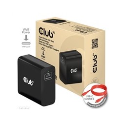Club3D cestovní nabíječka USB-C 140W GaN Technologie, 1xUSB-C, podpora PD 3.1
