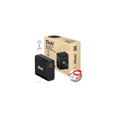Club3D cestovní nabíječka USB-C 140W GaN Technologie, 1xUSB-C, podpora PD 3.1
