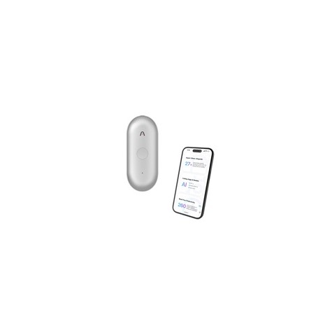 PLAUD Note Pin S Silver - AI hlasový záznamník + náramek a šňůrka na krk