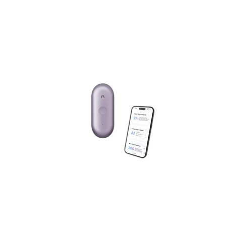 PLAUD Note Pin S Purple - AI hlasový záznamník + náramek a šňůrka na krk
