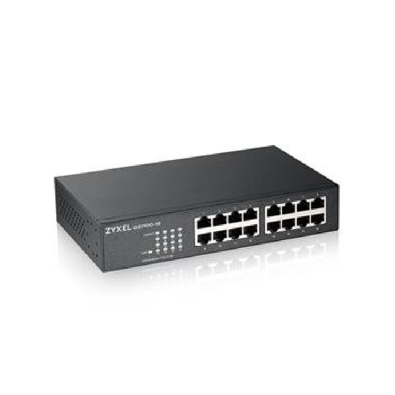 Zyxel GS1100-16 v4 16-port Gigabit Ethernet Switch, fanless